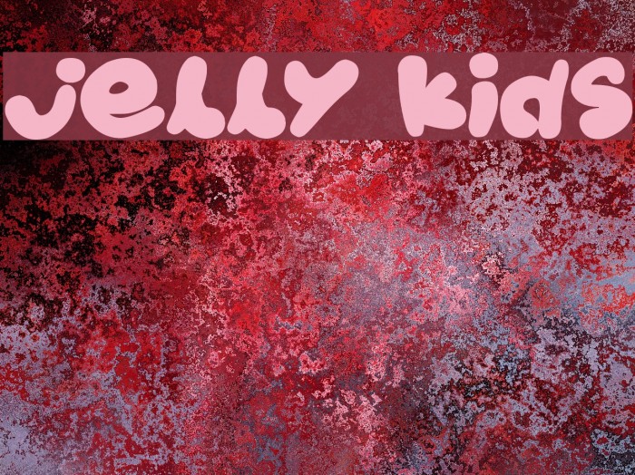 Jelly Kids Font examples