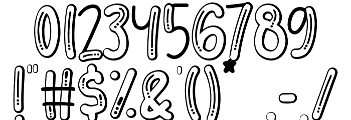 Jelly Party Font OTHER CHARS