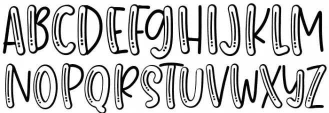 Jelly Party Font UPPERCASE