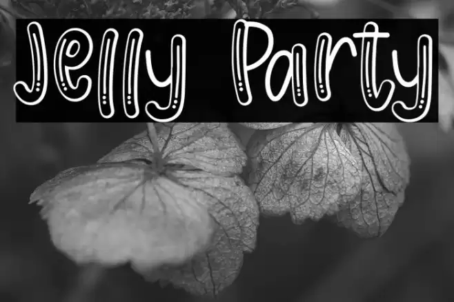 Jelly Party Font examples