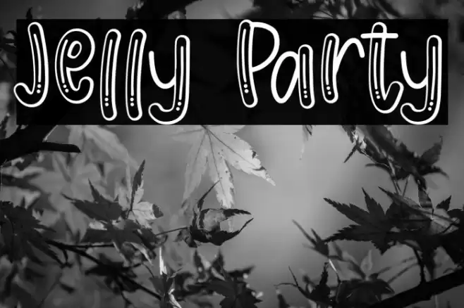 Jelly Party Font examples