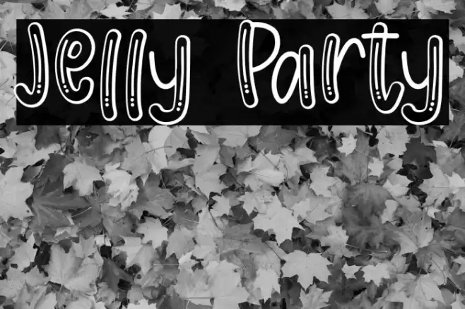 Jelly Party Font examples
