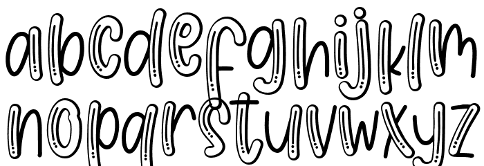 Jelly Party Font LOWERCASE