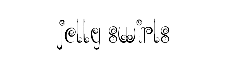 Jelly Swirls  Free Fonts Download