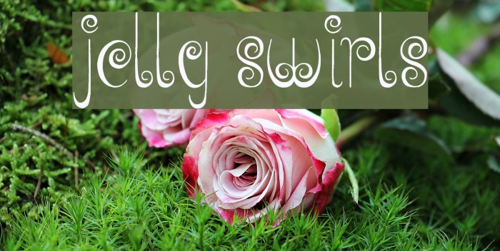 Jelly Swirls Font examples