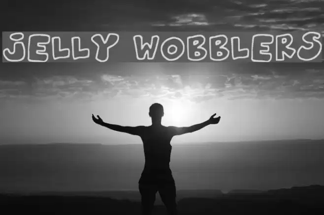 Jelly Wobblers Font examples