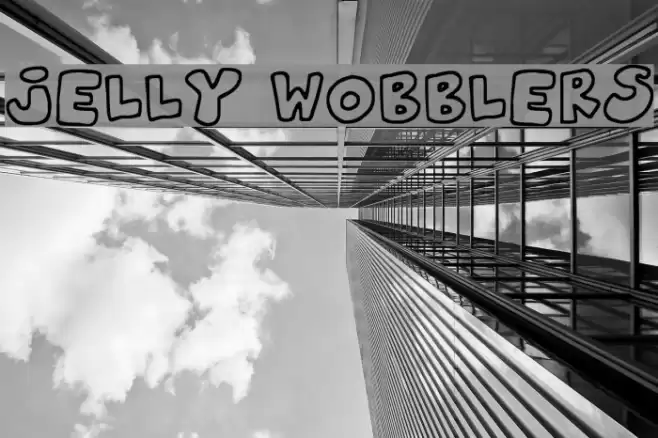 Jelly Wobblers Font examples