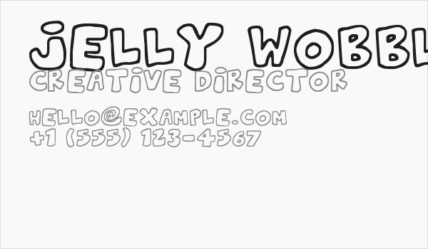 Jelly Wobblers Business Card