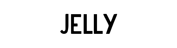 Jelly  Frei Schriftart Herunterladen