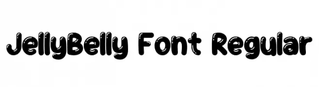 JellyBelly Font Regular  Frei Schriftart Herunterladen