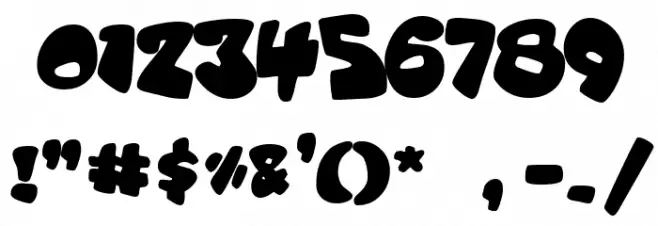 JellyBelly Font OTHER CHARS