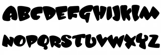 JellyBelly Schriftart Groß