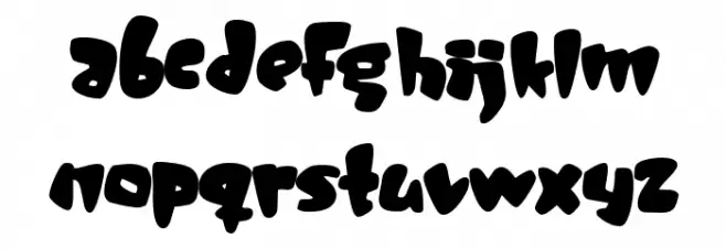 JellyBelly फ़ॉन्ट लोअरकेस