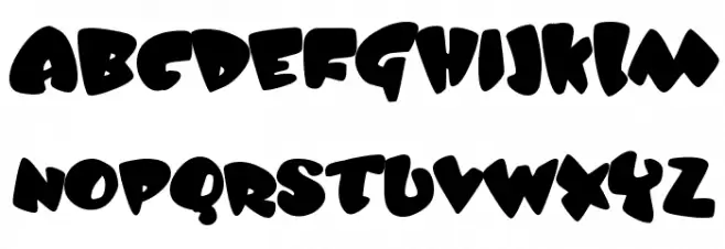 JellyBelly Schriftart Groß