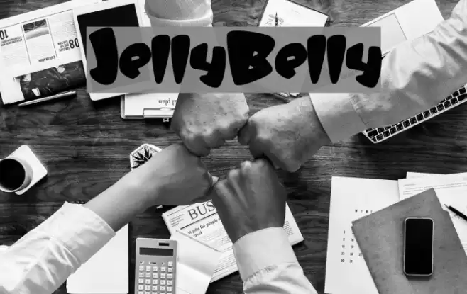 JellyBelly Font examples