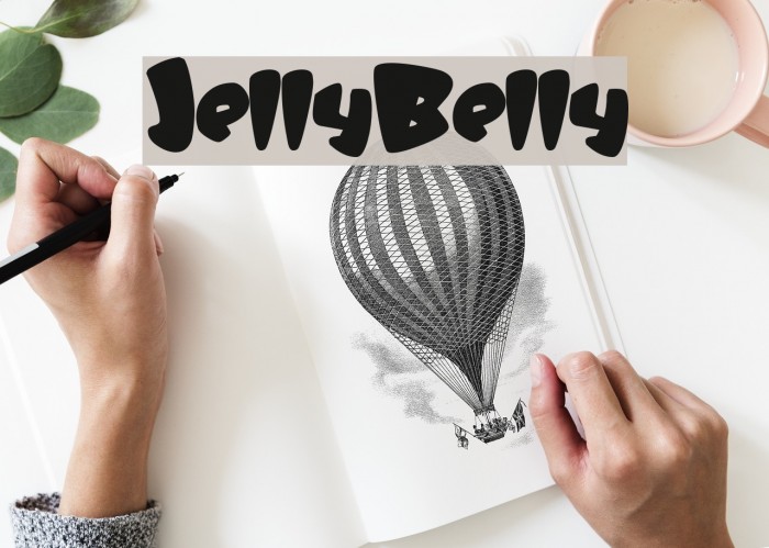 JellyBelly Font examples