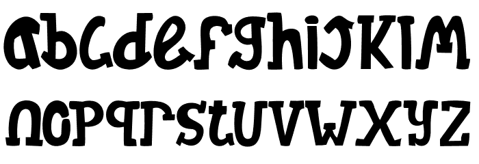 JellySquer Font LOWERCASE
