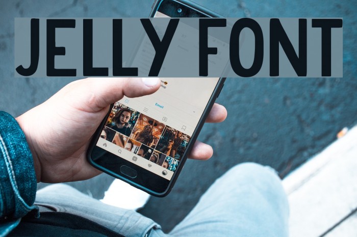 Jelly Font examples