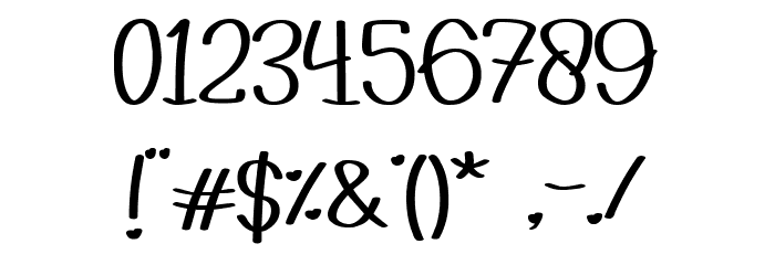 Jellycious Font OTHER CHARS