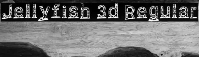 Jellyfish 3d Regular Font examples