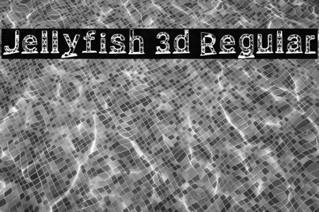 Jellyfish 3d Regular Font examples