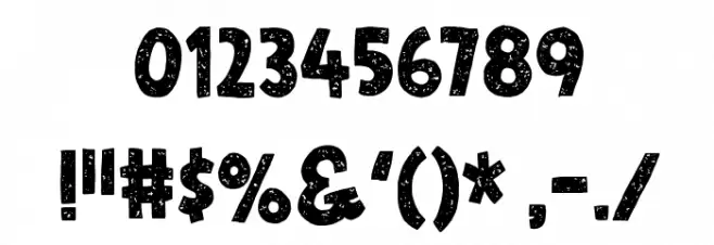 JellygurpDEMO Font OTHER CHARS