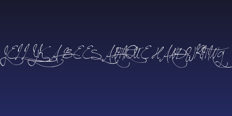 Jellyka BeesAntique Handwriting Social Header