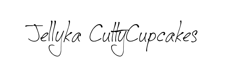 Jellyka CuttyCupcakes  Free Fonts Download