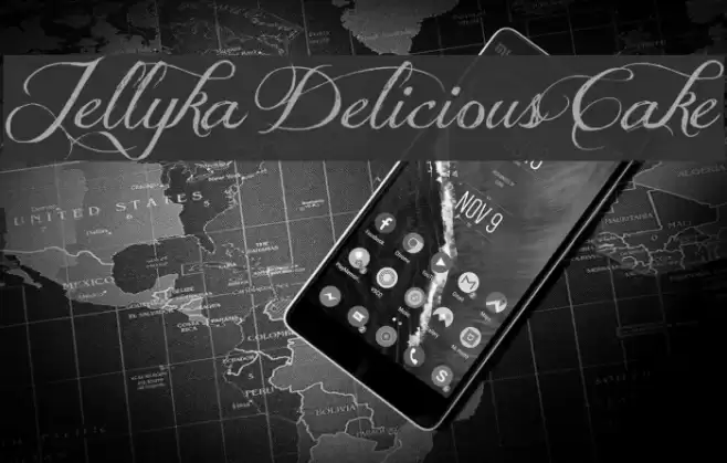 Jellyka Delicious Cake Font examples