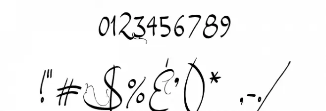 Jellyka, End_less Voyage Font OTHER CHARS