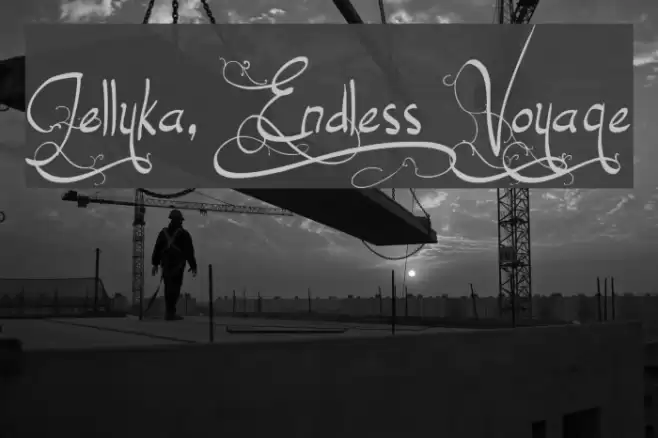 Jellyka, End_less Voyage Font examples