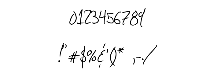 Jellyka - Estrya's Handwriting Font OTHER CHARS