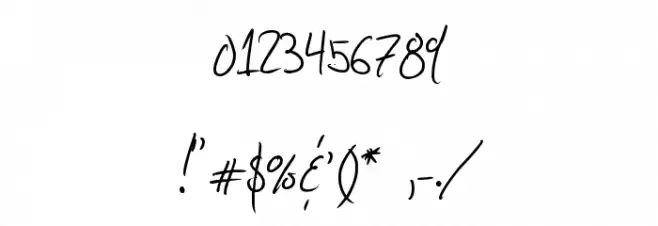 Jellyka - Estrya's Handwriting Font OTHER CHARS