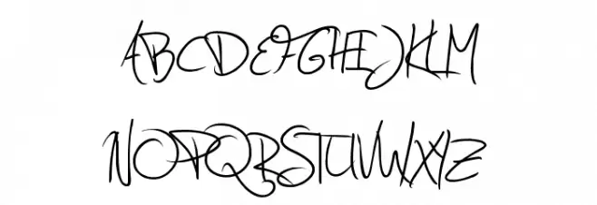 Jellyka - Estrya's Handwriting Polices MAJUSCULES