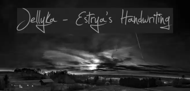 Jellyka - Estrya's Handwriting Font examples