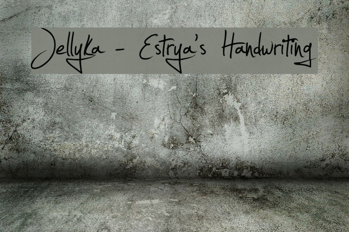 Jellyka - Estrya's Handwriting Font examples