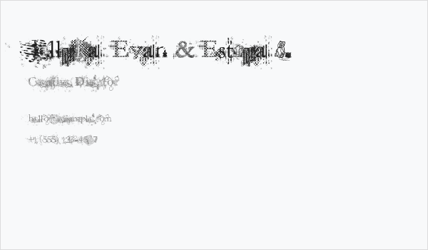 Jellyka  Evan & Estrya > Business Card