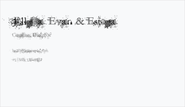 Jellyka  Evan & Estrya Business Card