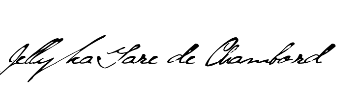 Jellyka Gare de Chambord  Free Fonts Download
