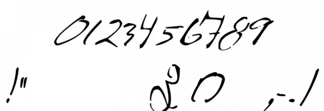 Jellyka Gare de Chambord Font OTHER CHARS