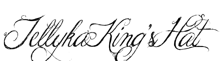 Jellyka King's Hat Font