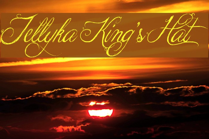 Jellyka King's Hat Font examples