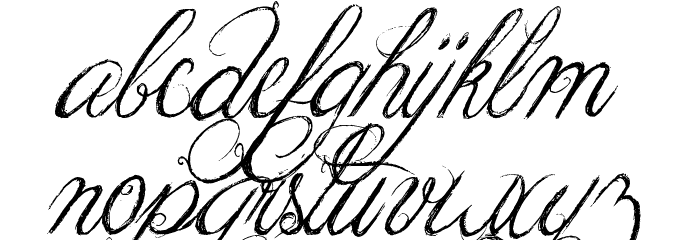 Jellyka King's Hat Font LOWERCASE