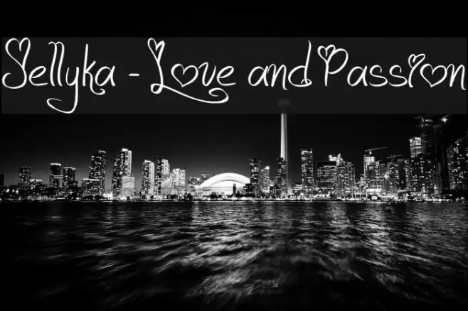 Jellyka - Love and Passion Font examples