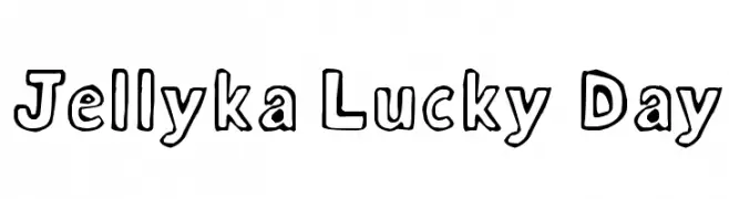 Jellyka Lucky Day  नि: शुल्क फ़ॉन्ट्स डाउनलोड