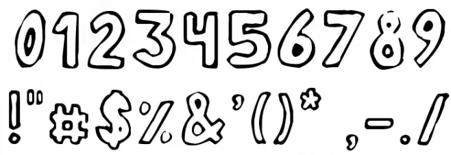 Jellyka Lucky Day Font OTHER CHARS