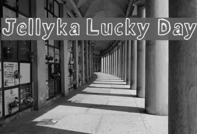 Jellyka Lucky Day Font examples