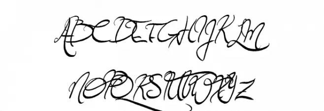 Jellyka Wonderland Wine Font UPPERCASE