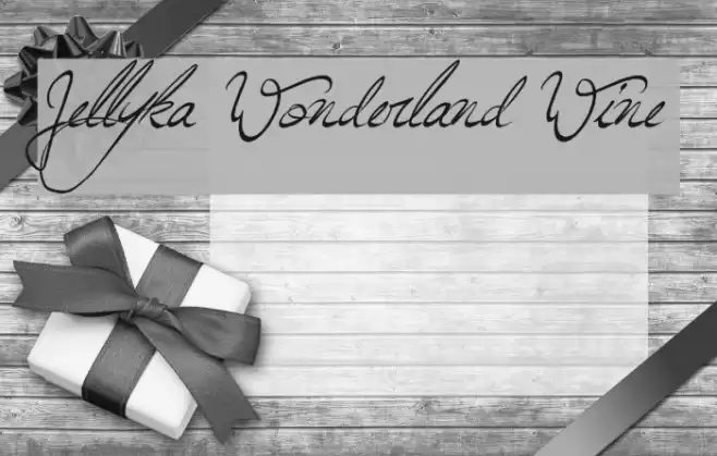 Jellyka Wonderland Wine Font examples