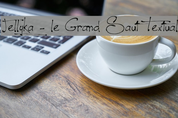 Jellyka - le Grand Saut Textual Example 3